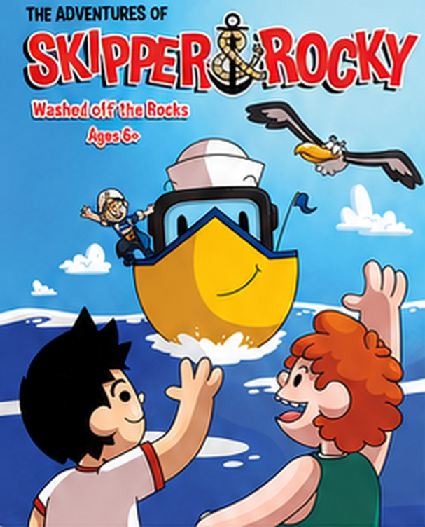 Cover of The Adventures of Skipper & Rocky: Washed Off the Rocks
