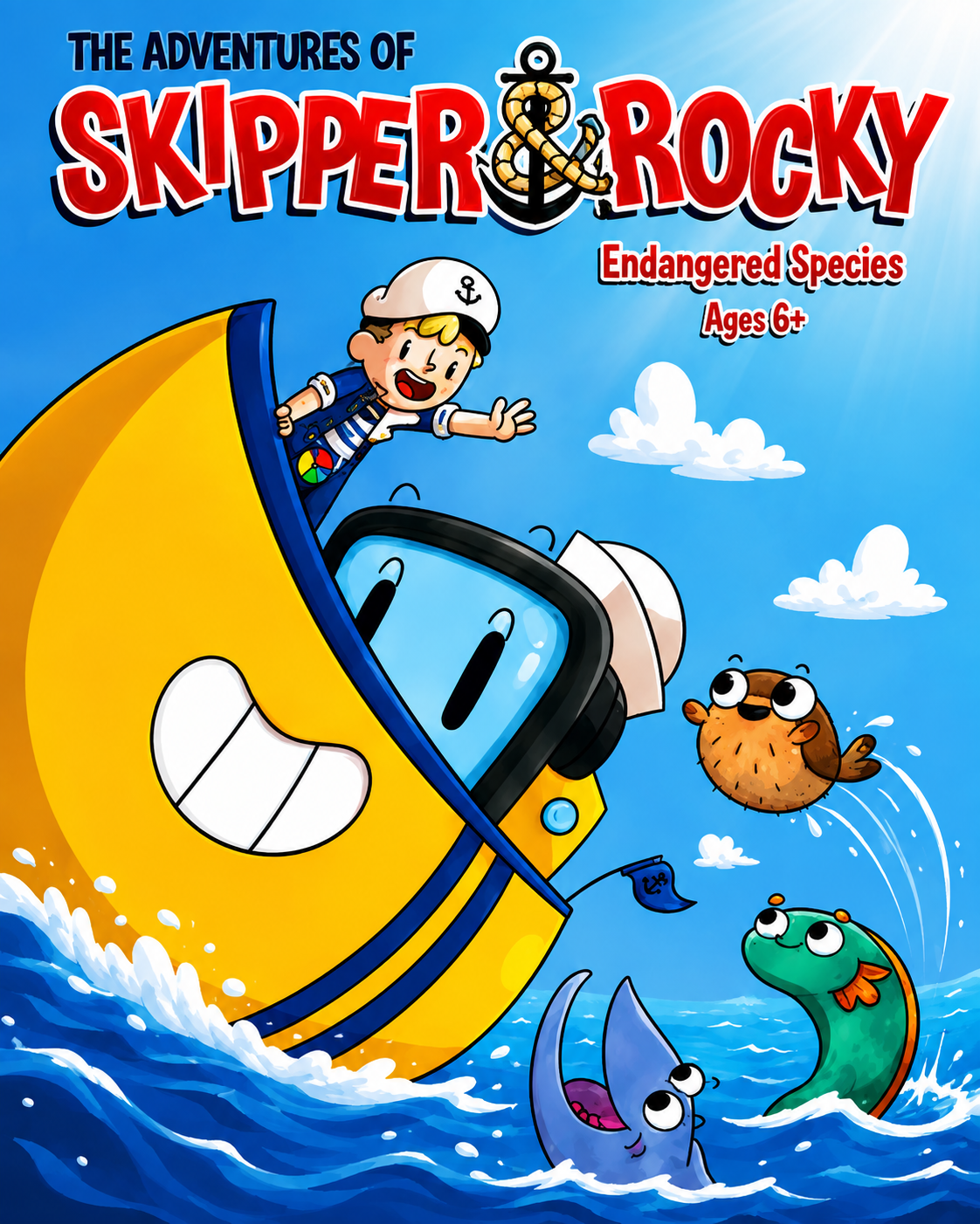 Cover of The Adventures of Skipper & Rocky: Endangered Species