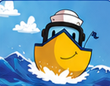 Skipper the boat riding a wave with the crew